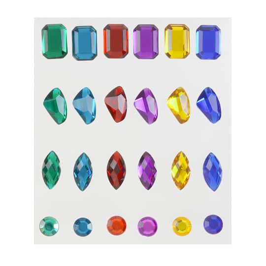 12 Pack: Jewel Bling Gemstone Stickers by Recollections&#x2122;